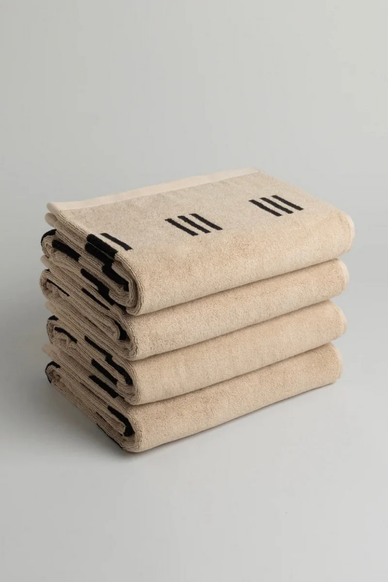 Bath Towels // Sand & Noir - Image 2