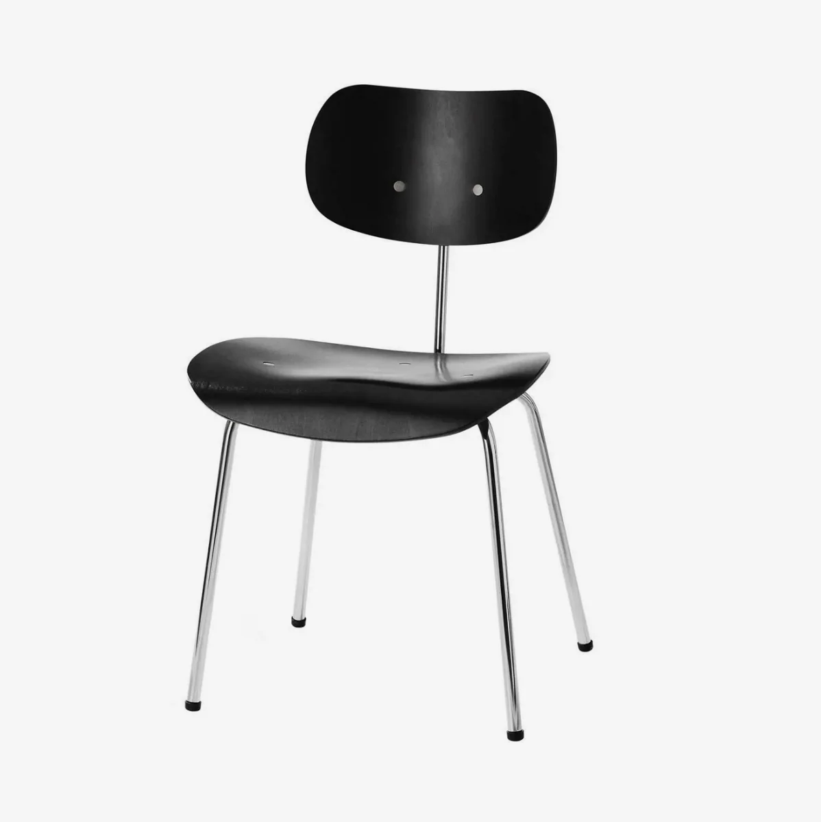 Eiermann SE 68 Dining Chair // Black