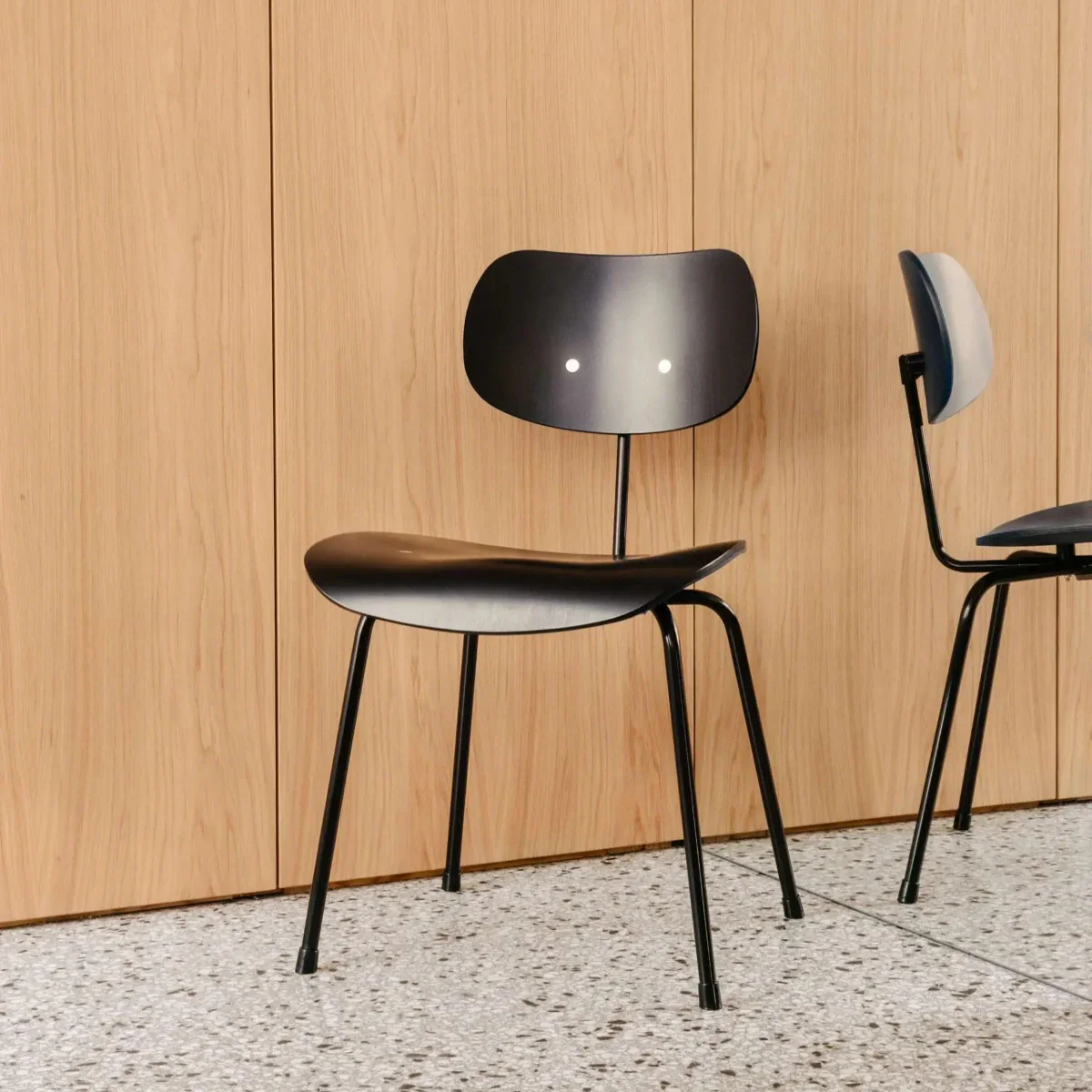 Eiermann SE 68 Dining Chair // Black - Image 5