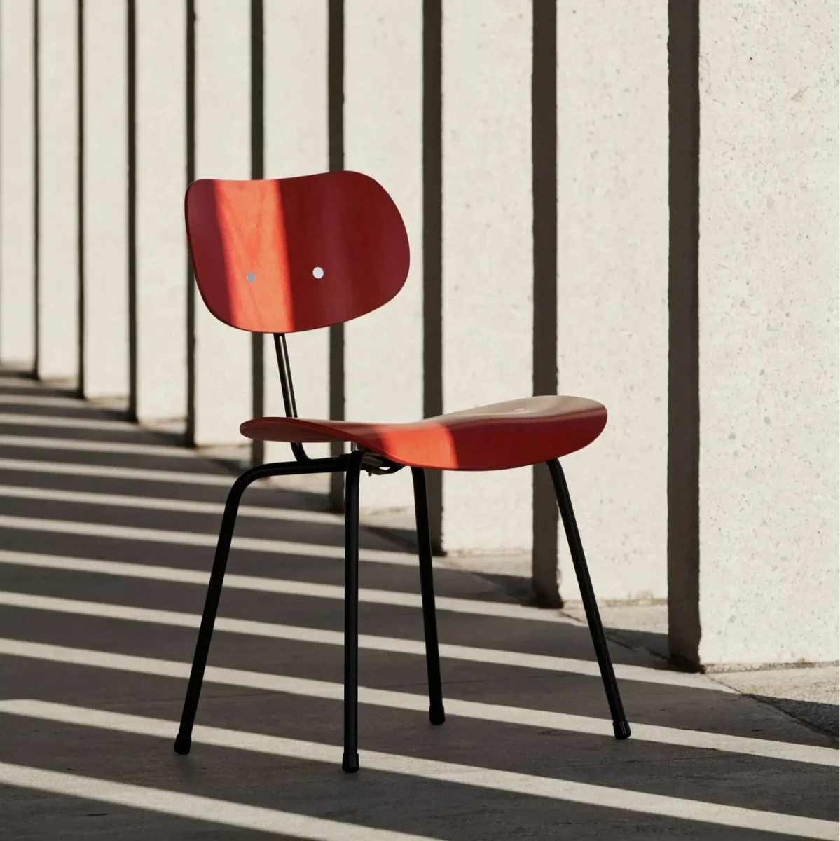 Eiermann SE68 Dining Chair // Blood Orange - Image 3