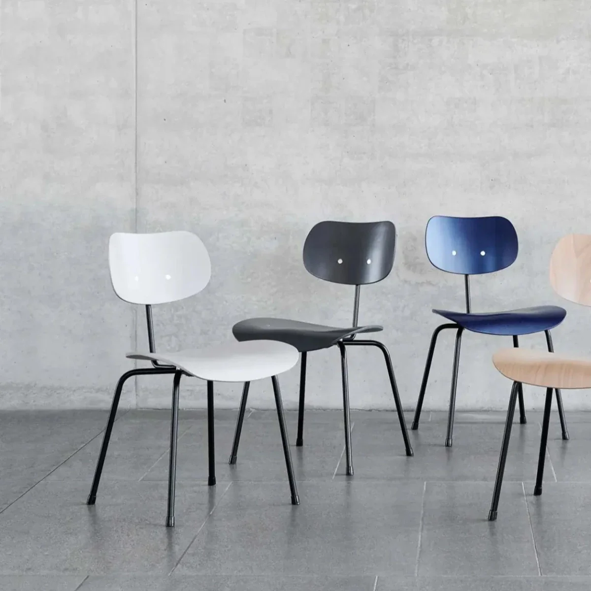 Eiermann SE68 Dining Chair // White - Image 4