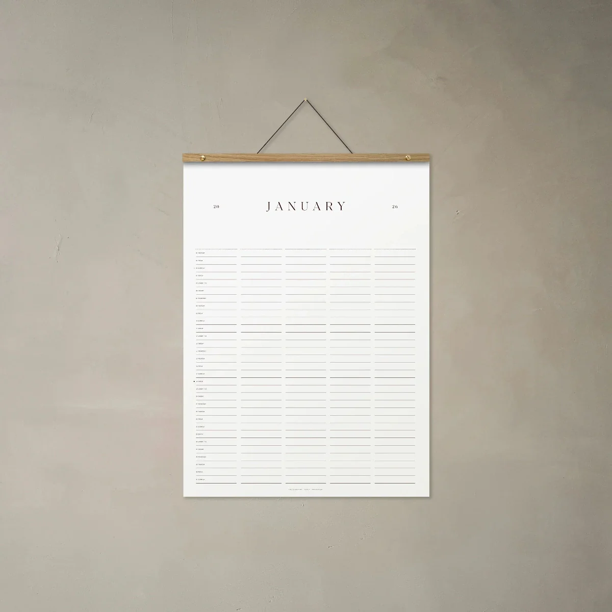 Family Maxi Calendar 2026 - Image 3