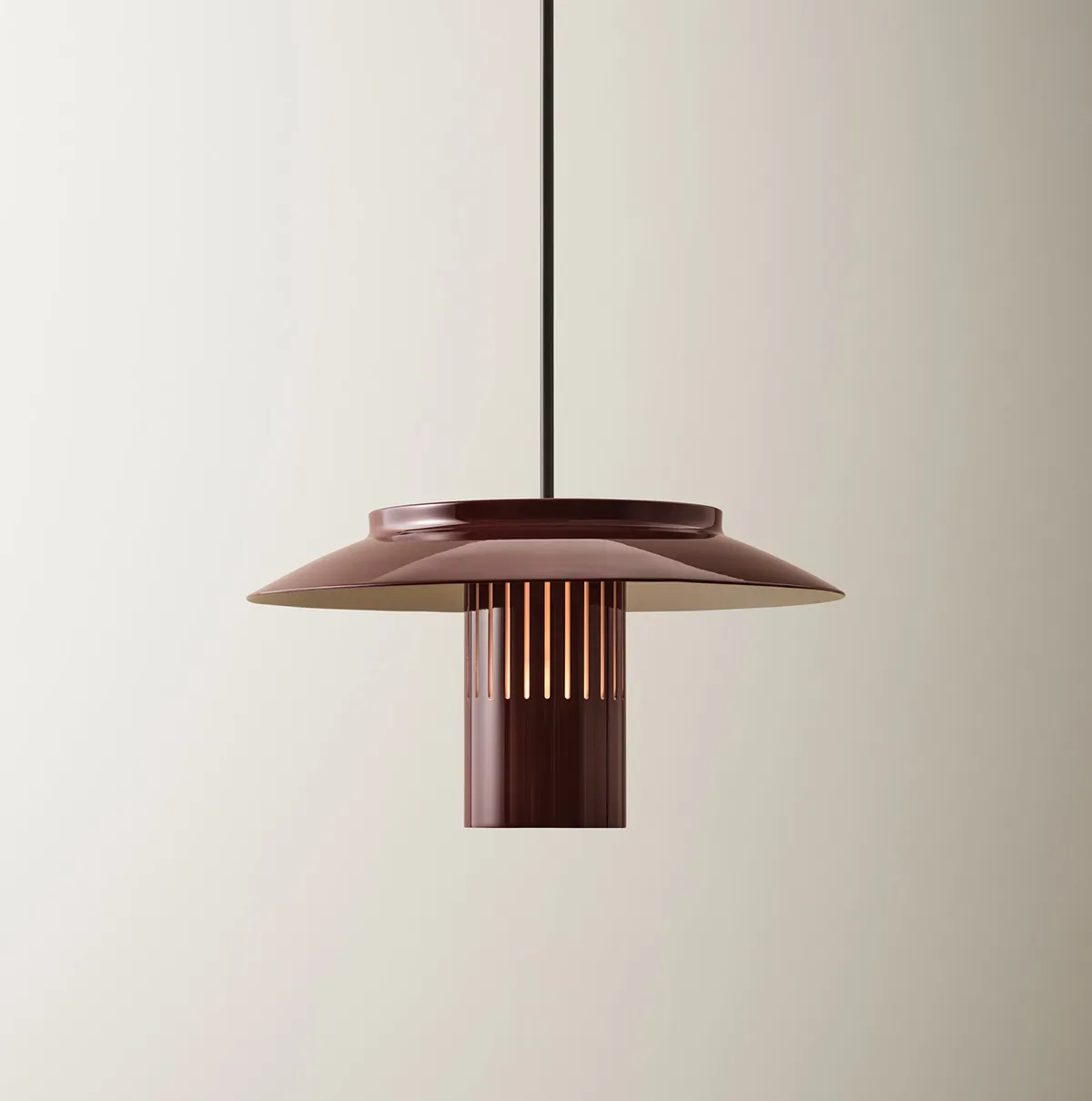 Lille 24 Pendant // Red Black