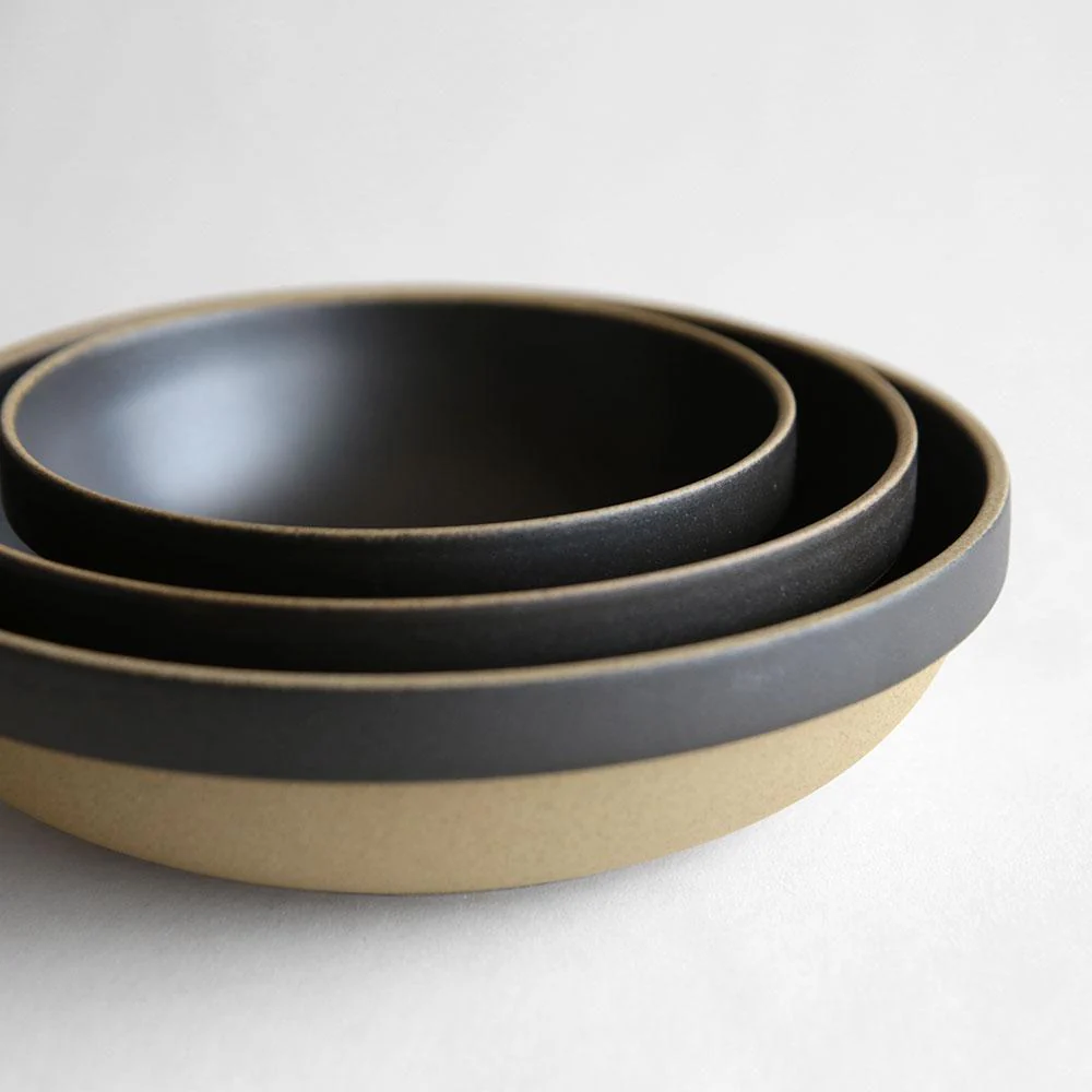Low Round Bowl // Black // Three Sizes