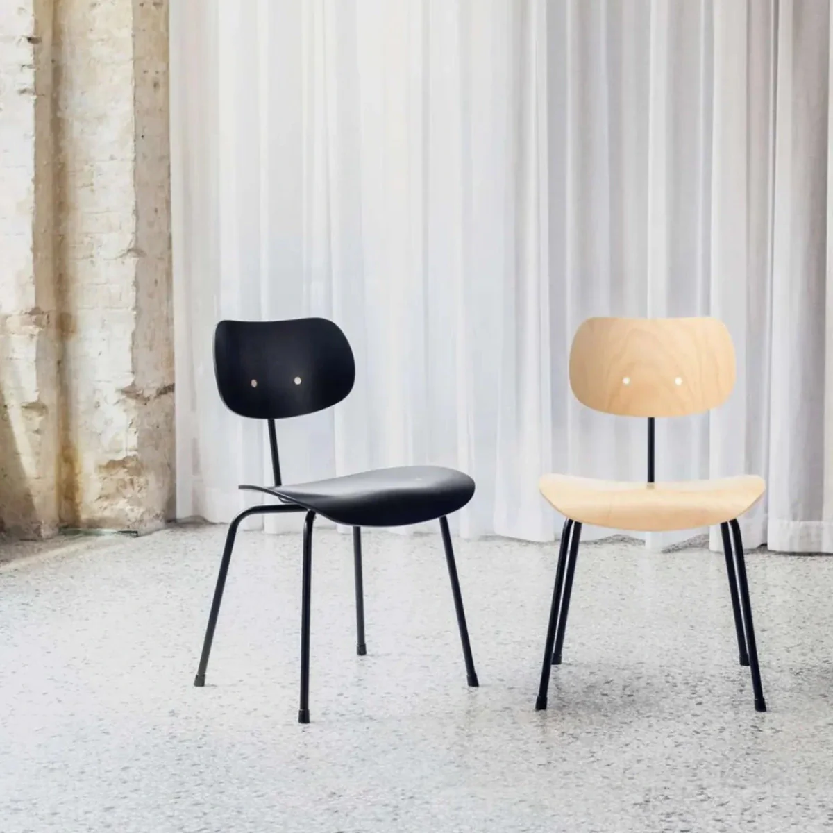 Eiermann SE 68 Dining Chair // Beech - Image 5