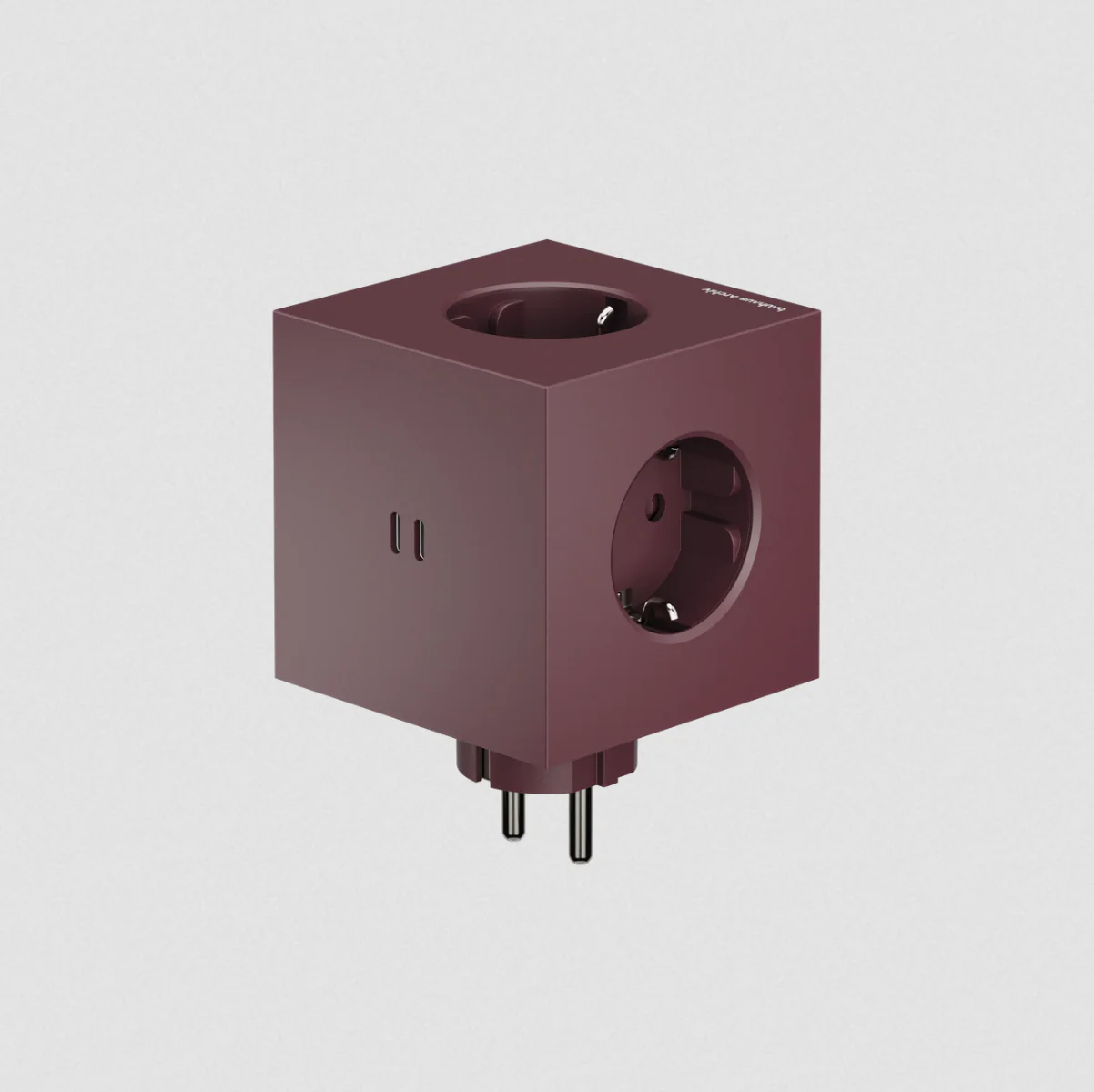 Square 2 USB // Bauhaus-Archiv Mulberry Red